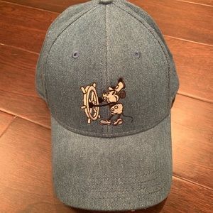 Denim Steamboat Willie hat